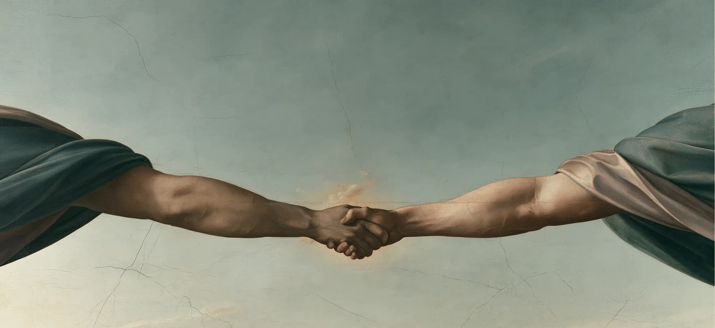 a picture of people shaking hands