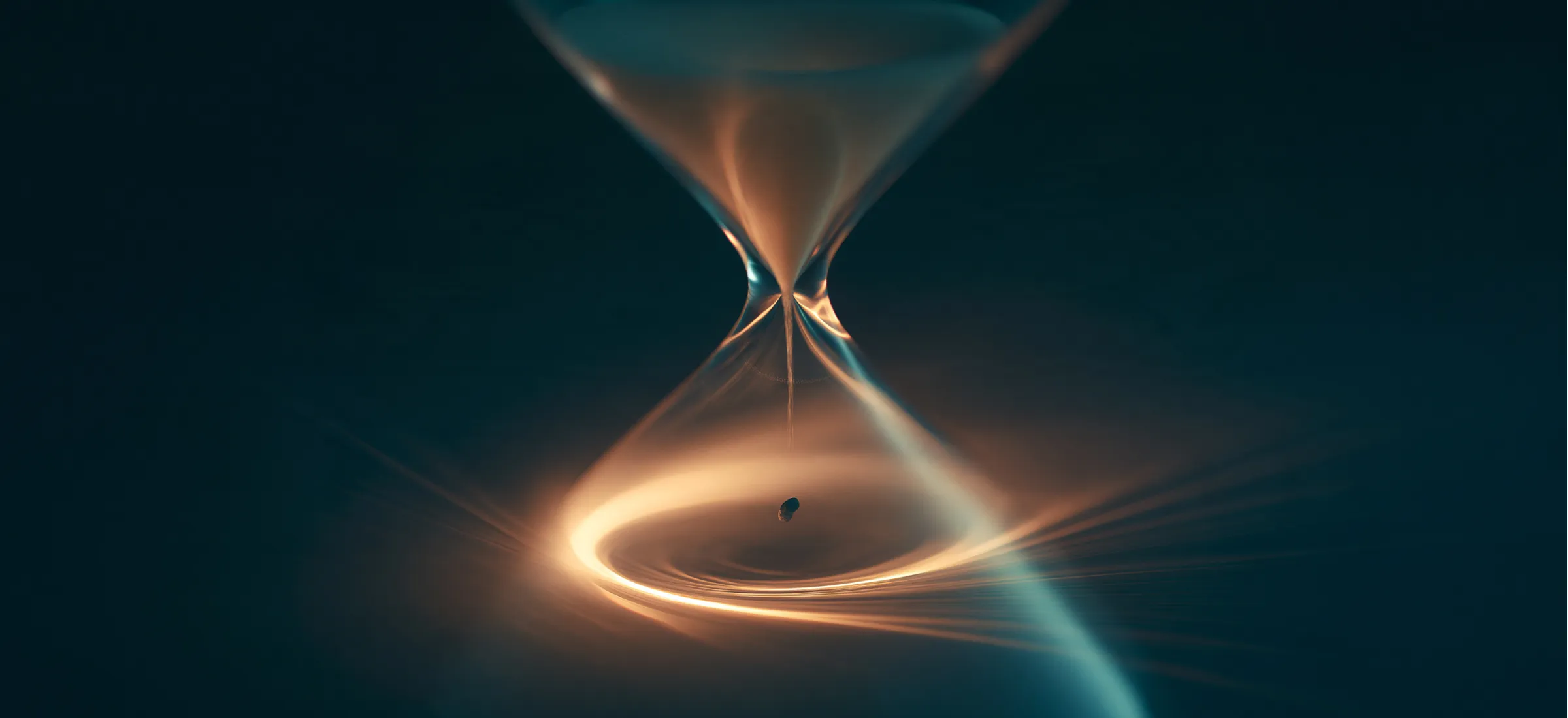 An image of an hourglass